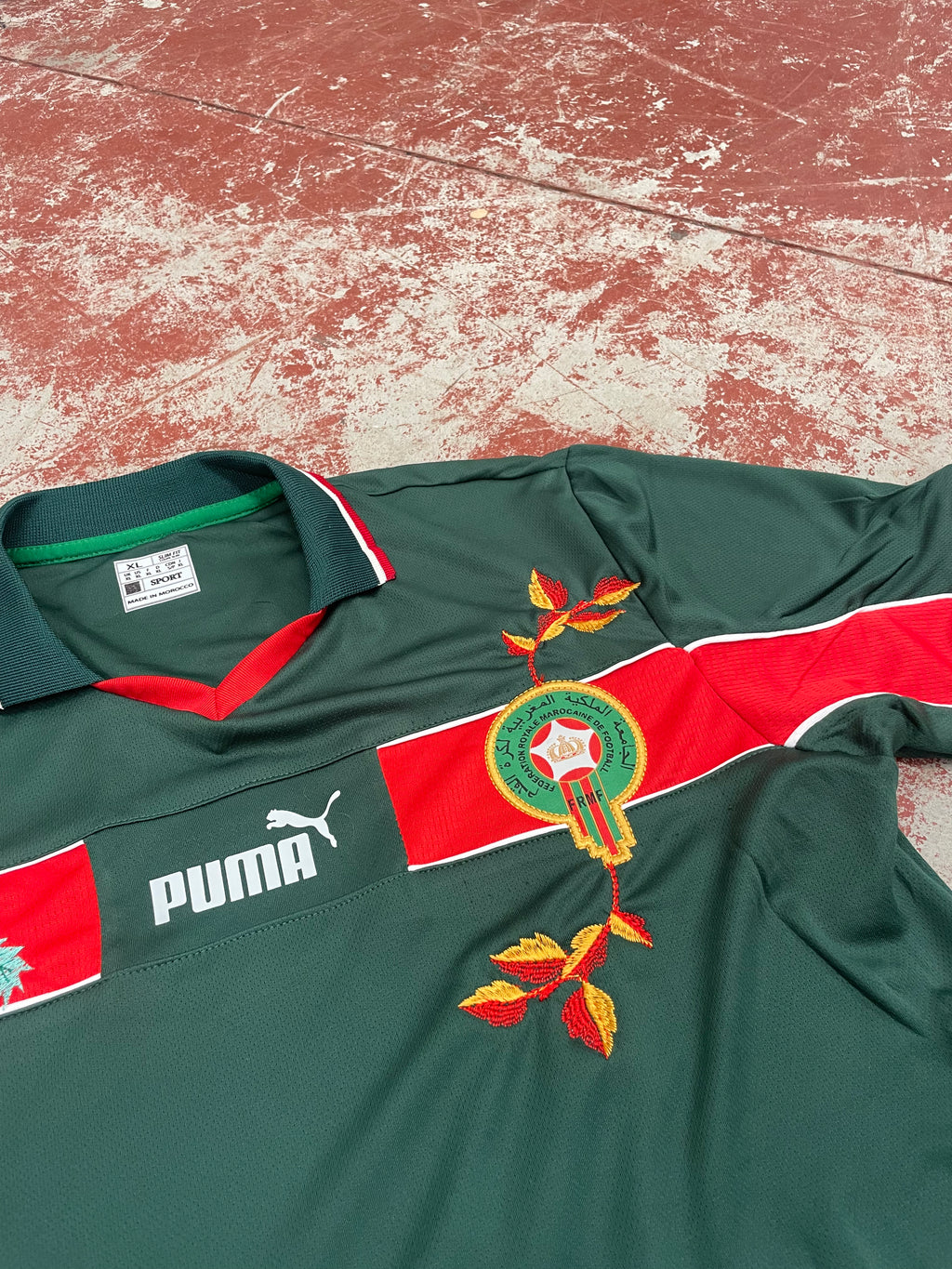 T-Shirt Maroc 1998 Brodé – Édition Limitee