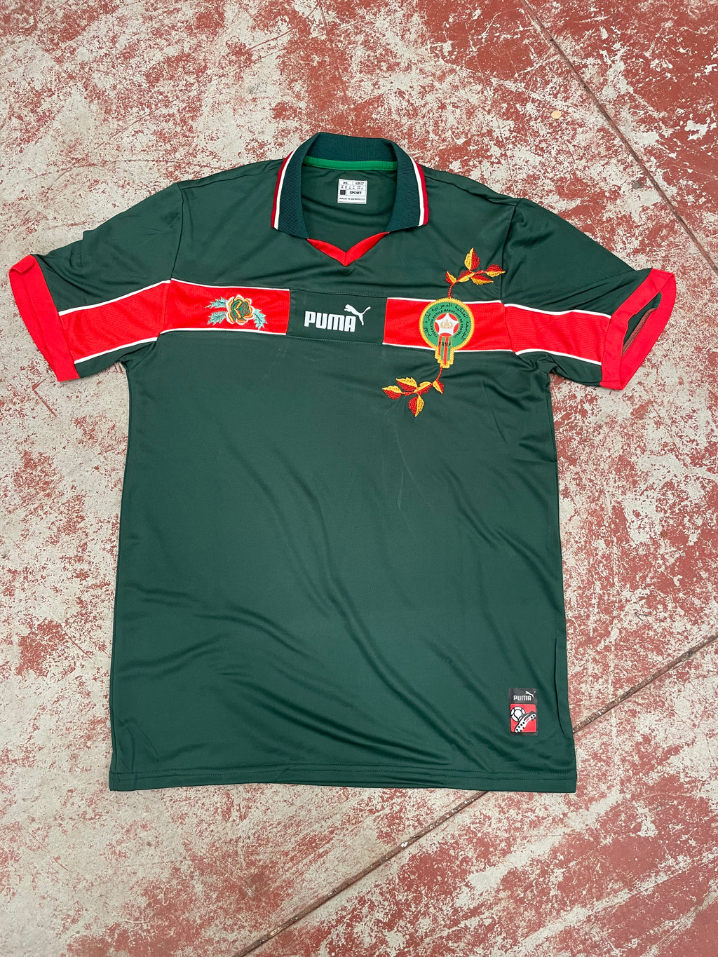 T-Shirt Maroc 1998 Brodé – Édition Limitee