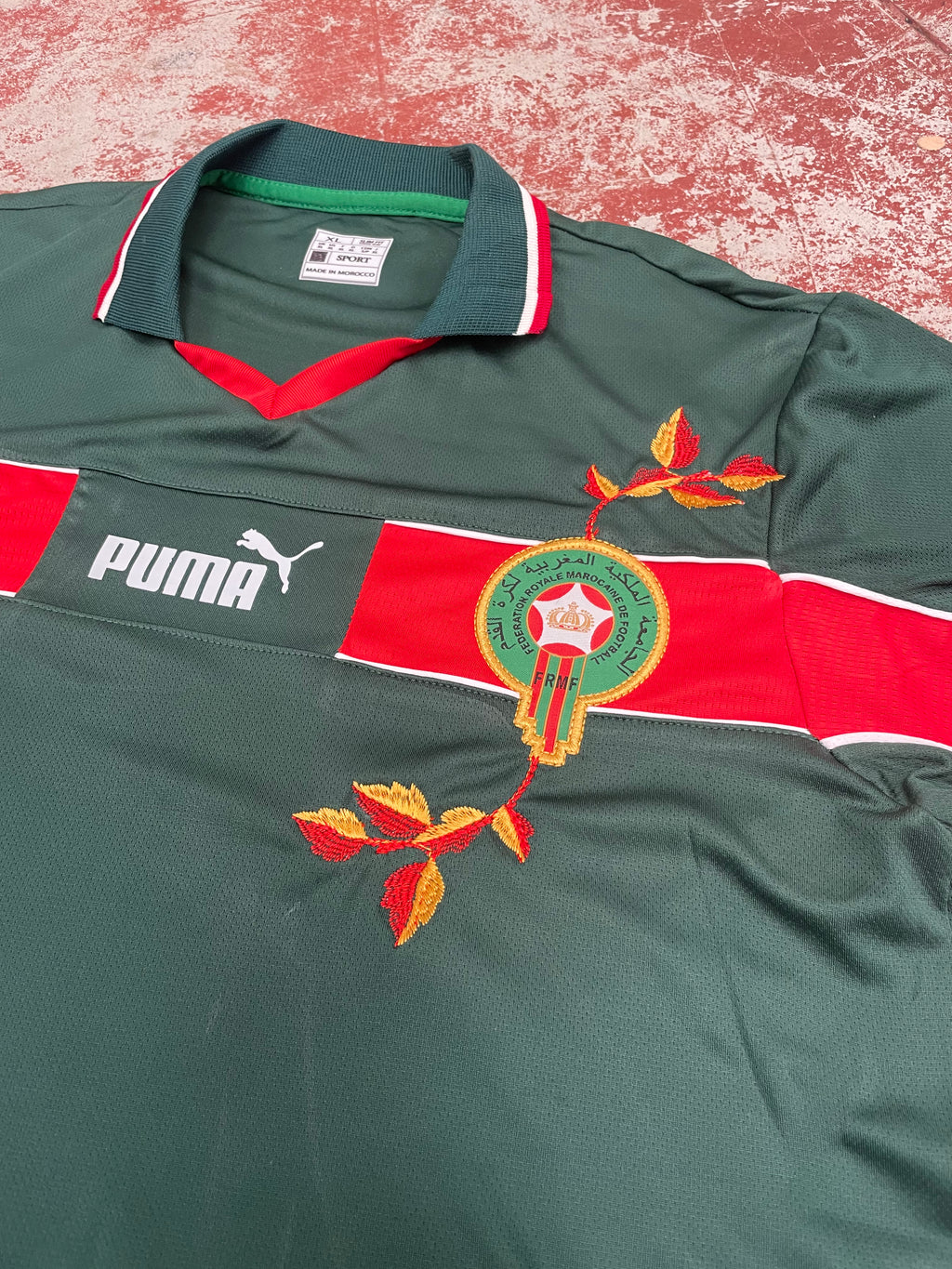 T-Shirt Maroc 1998 Brodé – Édition Limitee