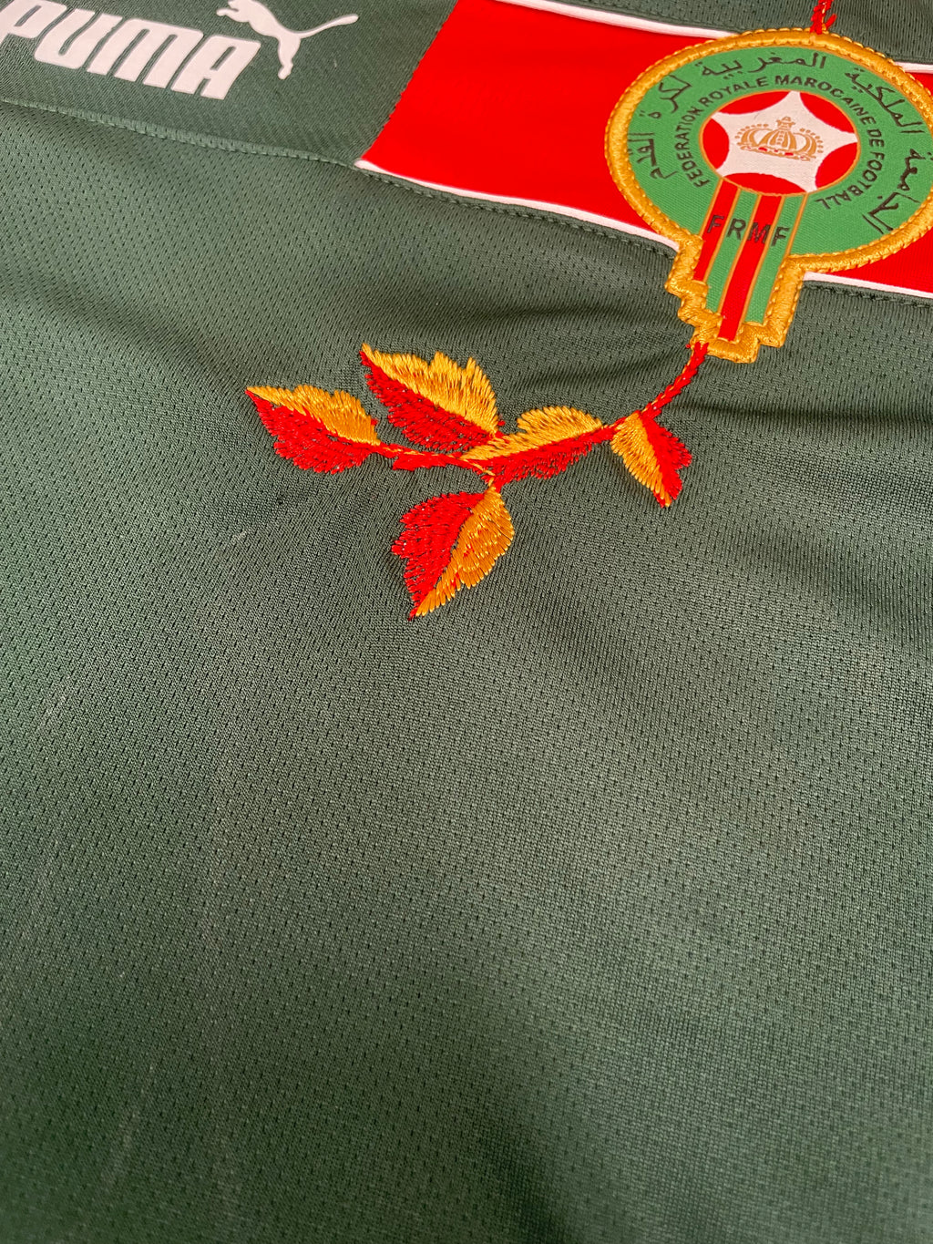 T-Shirt Maroc 1998 Brodé – Édition Limitee