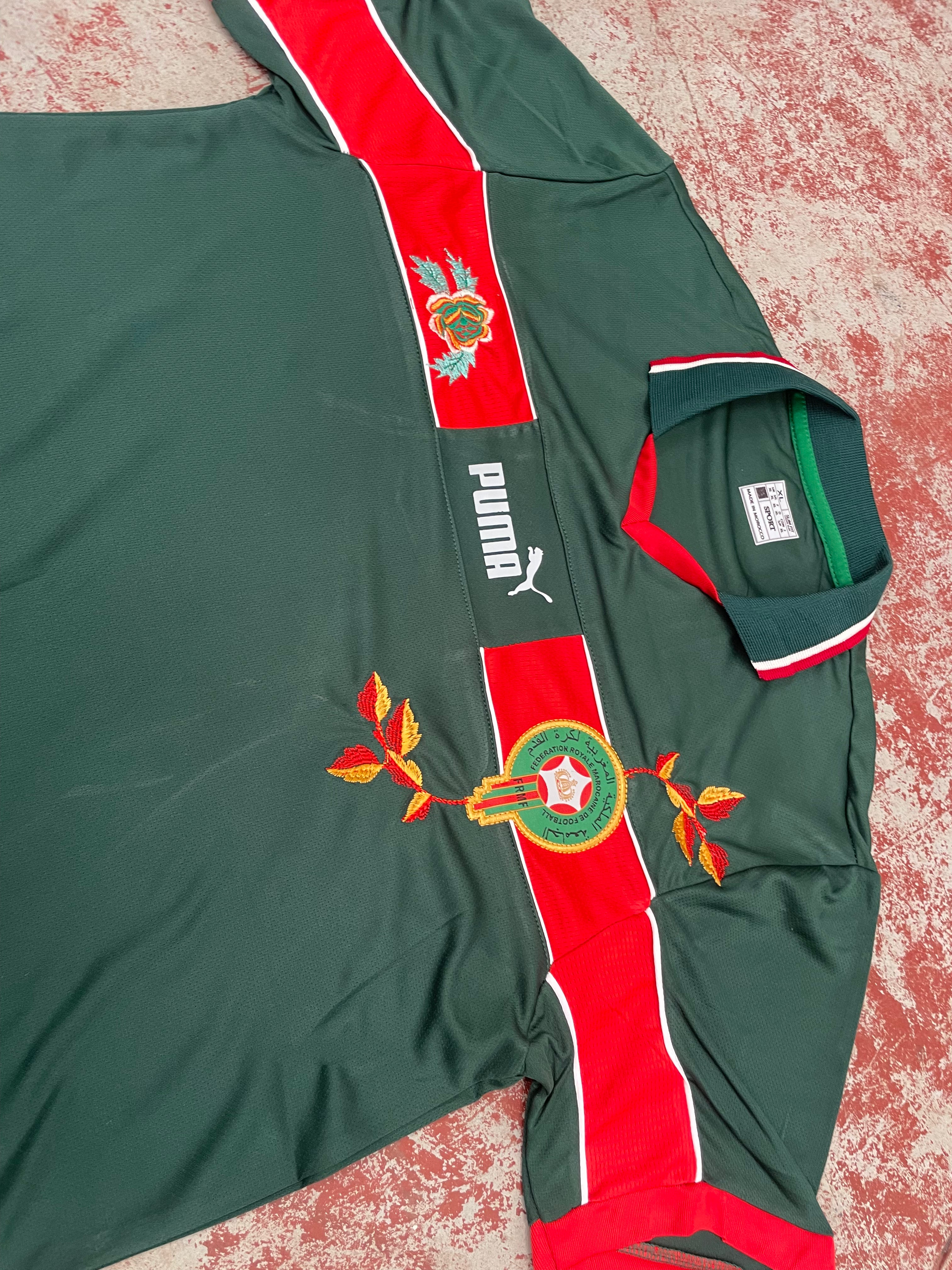 T-Shirt Maroc 1998 Brodé – Édition Limitee